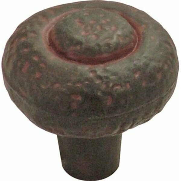 Belwith P3002-Ri Knob 1-1/4in Diameter Rustic Iron P3002-RI